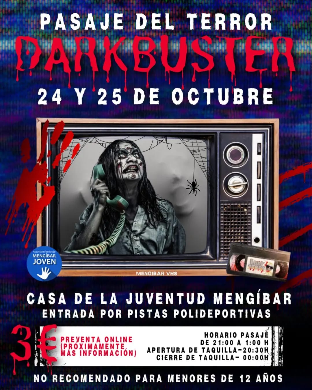PASAJE DEL TERROR ADULTOS DARKBUSTER